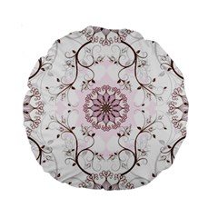 Floral Flora Flower Seamless Pattern Standard 15  Premium Round Cushions from ArtsNow.com Front