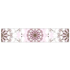 Floral Flora Flower Seamless Pattern Small Premium Plush Fleece Scarf from ArtsNow.com Back