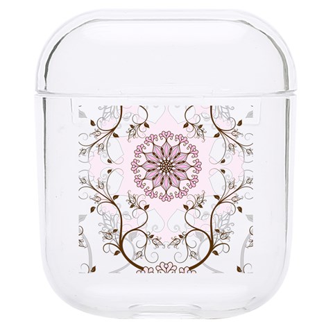 Floral Flora Flower Seamless Pattern Hard PC AirPods 1/2 Case from ArtsNow.com Front