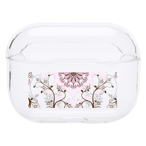 Floral Flora Flower Seamless Pattern Hard PC AirPods Pro Case from ArtsNow.com Front