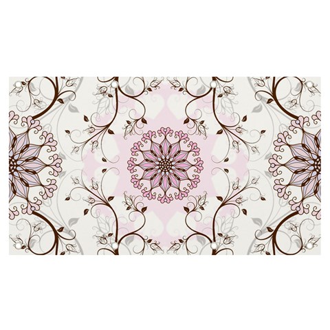 Floral Flora Flower Seamless Pattern Banner and Sign 7  x 4  from ArtsNow.com Front