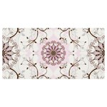 Floral Flora Flower Seamless Pattern Banner and Sign 8  x 4 