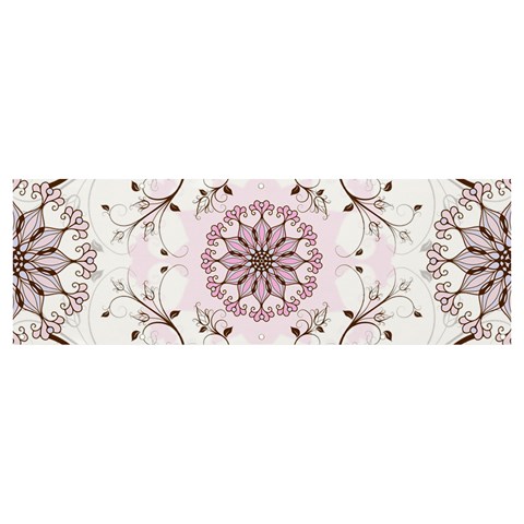 Floral Flora Flower Seamless Pattern Banner and Sign 12  x 4  from ArtsNow.com Front