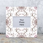 Floral Flora Flower Seamless Pattern White Box Photo Frame 4  x 6 