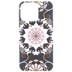 Floral Flora Flower Seamless Pattern iPhone 15 Pro Max Black UV Print PC Hardshell Case