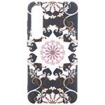 Floral Flora Flower Seamless Pattern Samsung Galaxy S24 6.2 Inch Black TPU UV Case