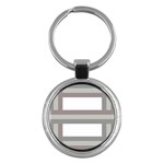 Minimal Mixed Abstract Lines Print Copia Key Chain (Round)