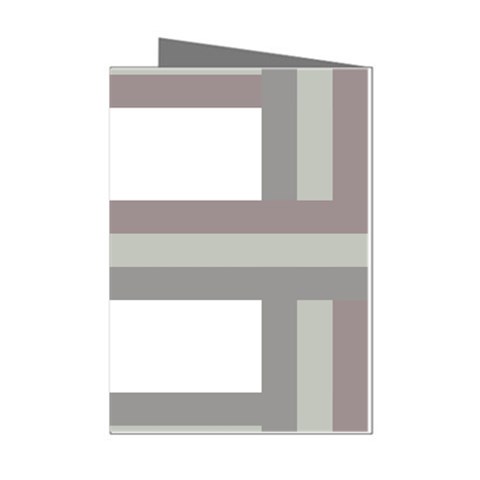 Minimal Mixed Abstract Lines Print Copia Mini Greeting Cards (Pkg of 8) from ArtsNow.com Left