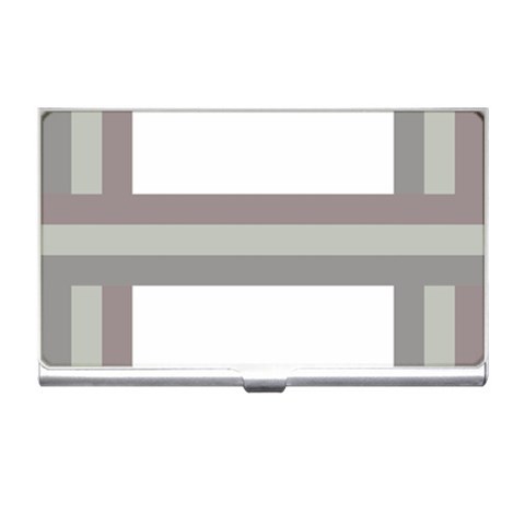 Minimal Mixed Abstract Lines Print Copia Business Card Holder from ArtsNow.com Front