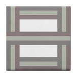 Minimal Mixed Abstract Lines Print Copia Face Towel