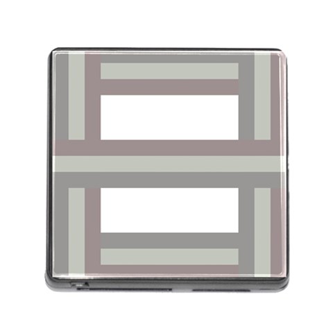 Minimal Mixed Abstract Lines Print Copia Memory Card Reader (Square 5 Slot) from ArtsNow.com Front