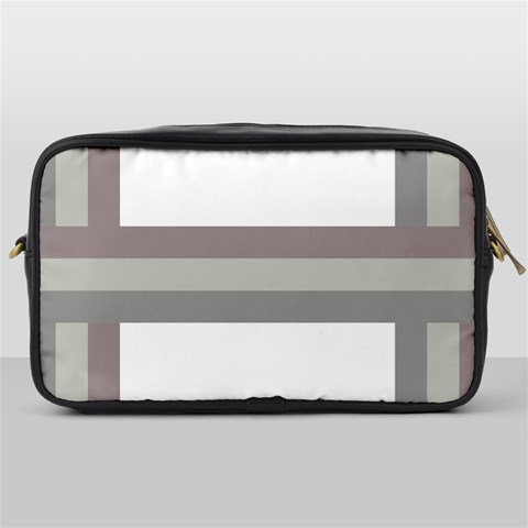 Minimal Mixed Abstract Lines Print Copia Toiletries Bag (One Side) from ArtsNow.com Front