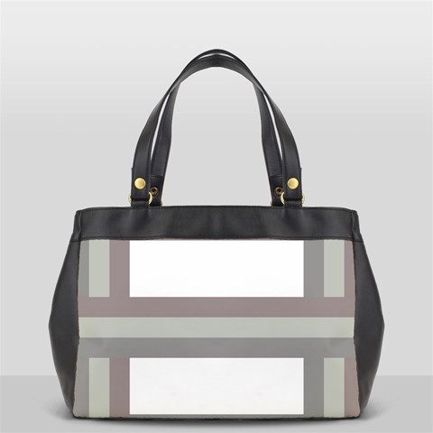 Minimal Mixed Abstract Lines Print Copia Oversize Office Handbag (2 Sides) from ArtsNow.com Back