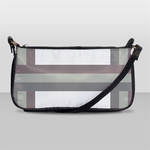 Minimal Mixed Abstract Lines Print Copia Shoulder Clutch Bag from ArtsNow.com Front