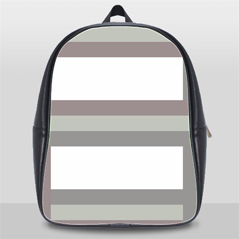 Minimal Mixed Abstract Lines Print Copia School Bag (XL) from ArtsNow.com Front