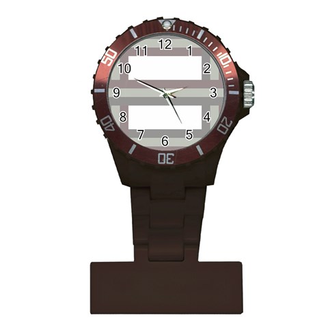 Minimal Mixed Abstract Lines Print Copia Plastic Nurses Watch from ArtsNow.com Front