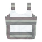 Minimal Mixed Abstract Lines Print Copia Full Print Recycle Bag (L)