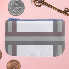 Minimal Mixed Abstract Lines Print Copia Large Coin Purse from ArtsNow.com Front