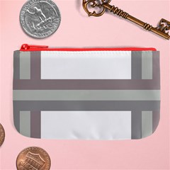 Minimal Mixed Abstract Lines Print Copia Large Coin Purse from ArtsNow.com Front