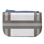 Minimal Mixed Abstract Lines Print Copia Large Coin Purse