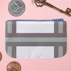 Minimal Mixed Abstract Lines Print Copia Large Coin Purse from ArtsNow.com Back