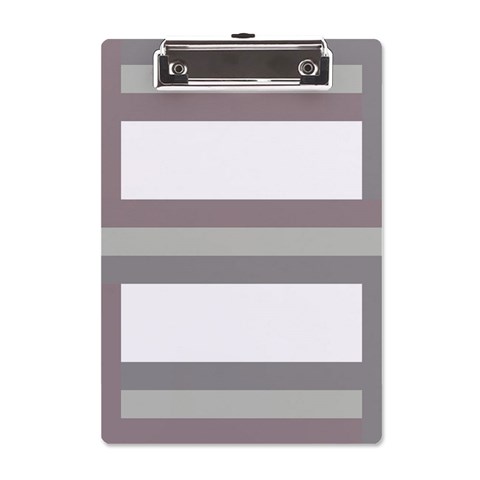 Minimal Mixed Abstract Lines Print Copia A5 Acrylic Clipboard from ArtsNow.com Front