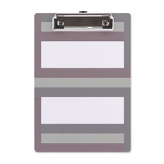 Minimal Mixed Abstract Lines Print Copia A5 Acrylic Clipboard from ArtsNow.com Front