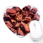 Red Salty Plums Mouse Pad (Heart)