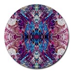 Abstract symmetry Round Mousepad