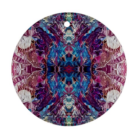 Abstract symmetry Ornament (Round) from ArtsNow.com Front