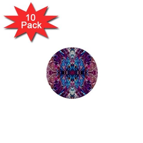 Abstract symmetry 1  Mini Buttons (10 pack)  from ArtsNow.com Front