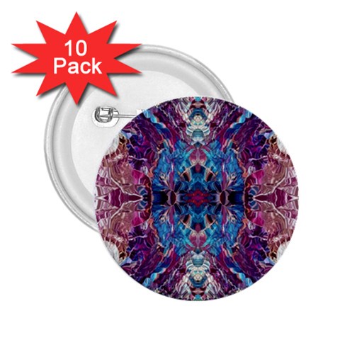 Abstract symmetry 2.25  Buttons (10 pack)  from ArtsNow.com Front