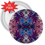 Abstract symmetry 3  Buttons (10 pack) 