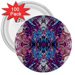 Abstract symmetry 3  Buttons (100 pack) 