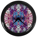 Abstract symmetry Wall Clock (Black)