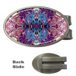 Abstract symmetry Money Clips (Oval) 