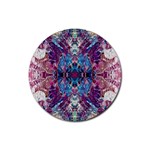 Abstract symmetry Rubber Coaster (Round)