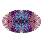 Abstract symmetry Oval Magnet