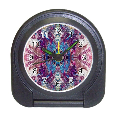 Abstract symmetry Travel Alarm Clock from ArtsNow.com Front