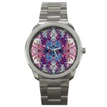 Abstract symmetry Sport Metal Watch