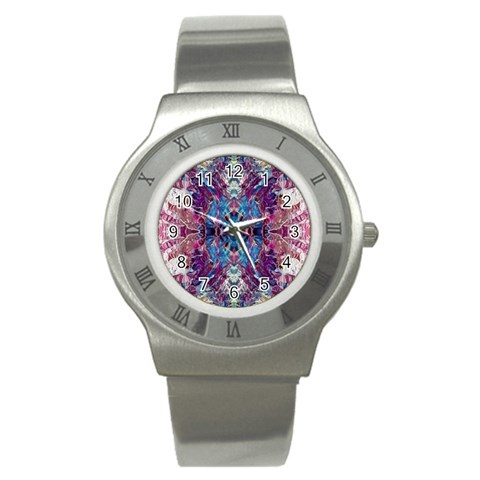 Abstract symmetry Stainless Steel Watch from ArtsNow.com Front