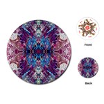 Abstract symmetry Playing Cards Single Design (Round)