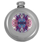 Abstract symmetry Round Hip Flask (5 oz)