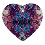 Abstract symmetry Heart Ornament (Two Sides)