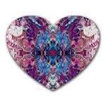 Abstract symmetry Heart Mousepad