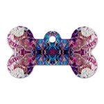 Abstract symmetry Dog Tag Bone (Two Sides)