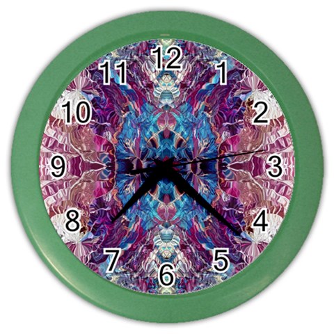 Abstract symmetry Color Wall Clock from ArtsNow.com Front