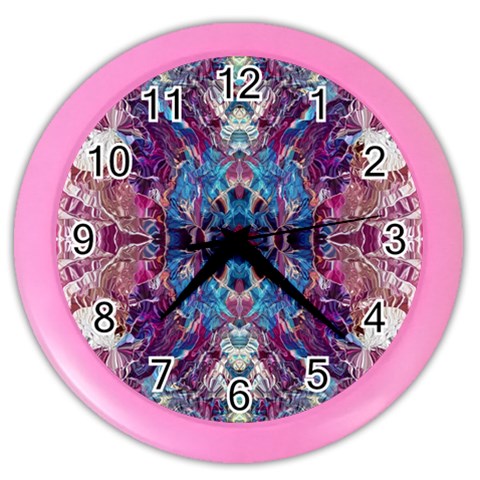 Abstract symmetry Color Wall Clock from ArtsNow.com Front