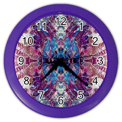 Abstract symmetry Color Wall Clock from ArtsNow.com Front