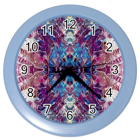 Abstract symmetry Color Wall Clock from ArtsNow.com Front